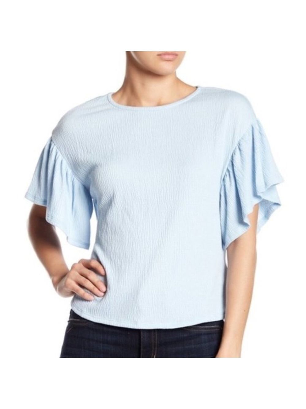 Ten Sixty Sherman Ruffle Sleeve Tee